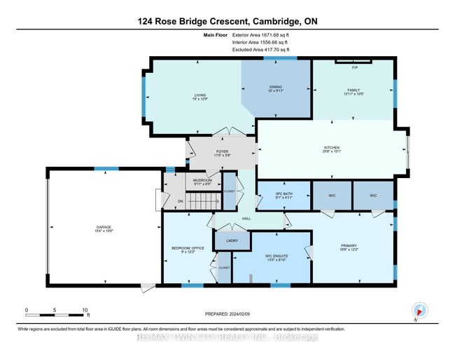 124 Rose Bridge Cres, House other with 2 bedrooms, 3 bathrooms and 2 parking in Cambridge ON | Image 33