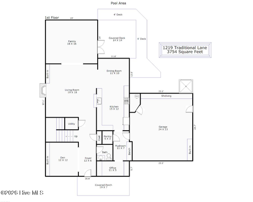 1219 Traditional Ln, Wilmington, NC, 28411-5600 | Card Image