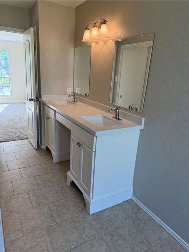 primary bathroom double sink | Image 9
