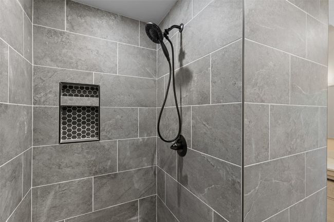 Downstairs bathroom with tiled walk in shower | Image 43