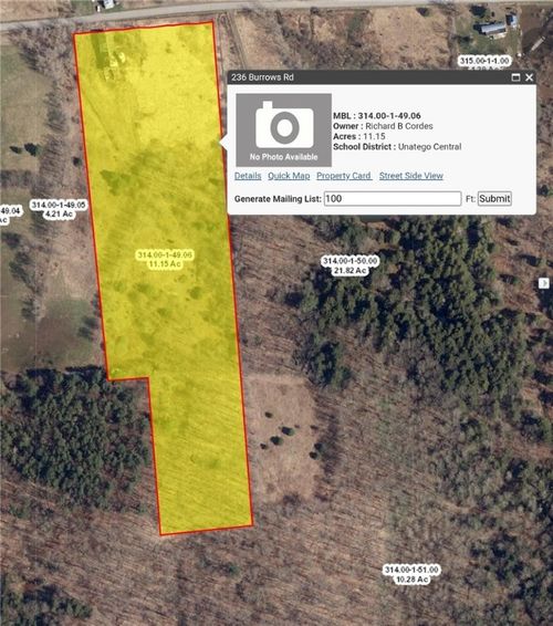 236 Burrows Rd, Unadilla, NY, 13849-2239 | Card Image