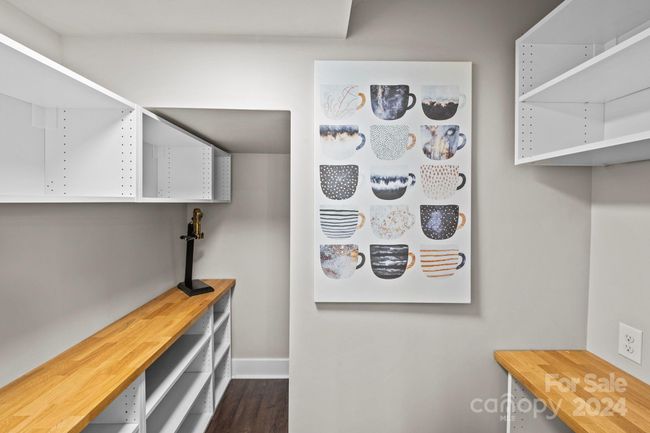 Walk in pantry with built-in shelves | Image 13