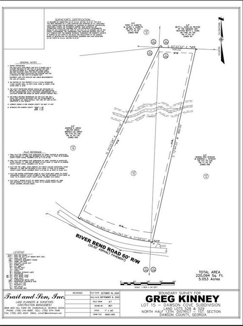 0 Riverbend Rd, Dawsonville, GA, 30534 | Card Image