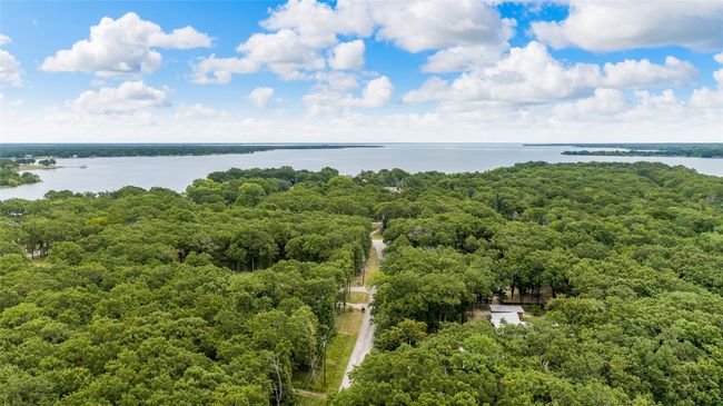 Drone / aerial view of a heavily wooded area and a large body of water | Image 31