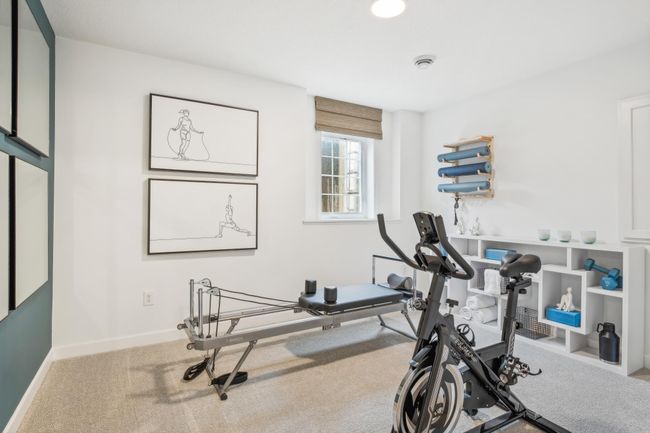 Photo is of the actual model. The 6th bedroom which can be used as a workout room as seen here! | Image 25