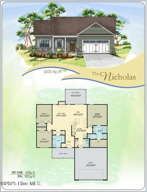 1774 Walnut Run Dr, Deep Run, NC, 28525-9498 | Card Image