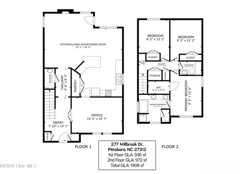 277 Millbrook Dr, Pittsboro, NC, 27312-8867 | Card Image