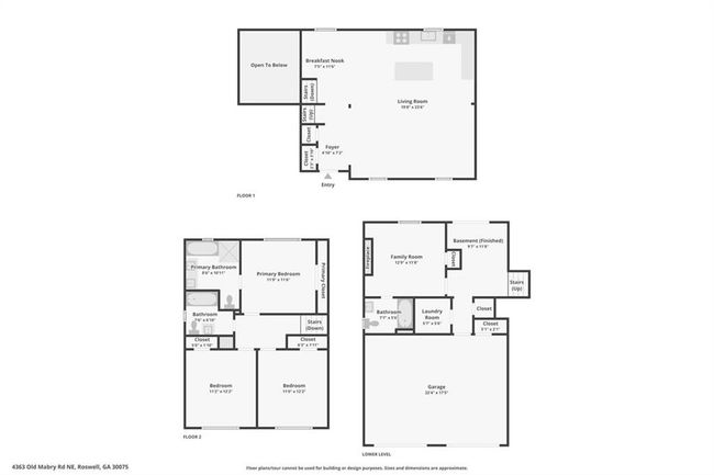4363 Old Mabry Rd Ne, House other with 4 bedrooms, 3 bathrooms and 6 parking in Roswell GA | Image 58