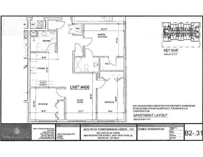 APT-406 - 5808 Washington St, Condo with 3 bedrooms, 2 bathrooms and null parking in West New York NJ | Image 11