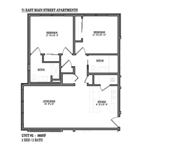 This is the floor plan for unit #102. | Image 38