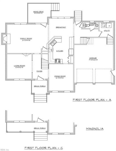 Floor plan photos of a Magnolia model | Image 1