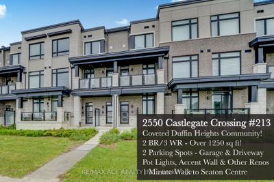 213 - 2550 Castlegate Cross, Condo with 2 bedrooms, 3 bathrooms and 2 parking in Pickering ON | Image 1