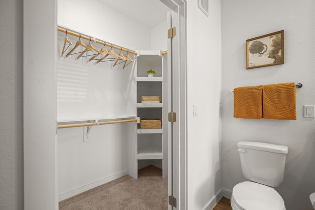 Large closet is conveniently located off of the bathroom. *Photos are of similar unit* | Image 15