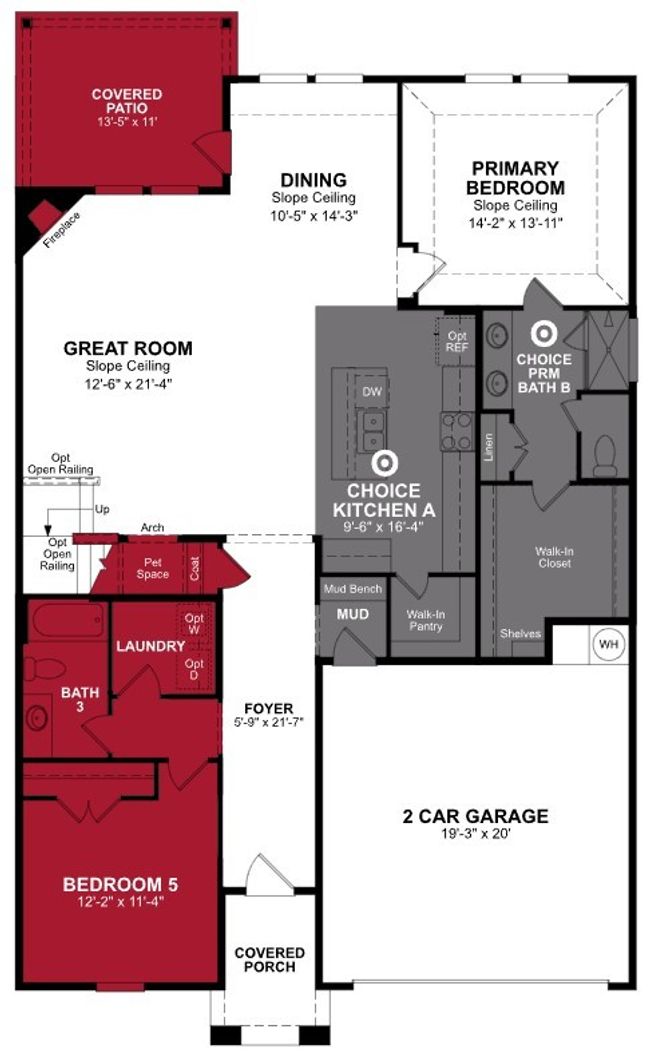 Beazer Homes Stark Farms Rainier floorplan | Image 14