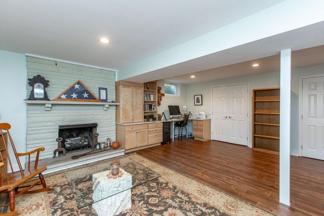 Fireplace in basement with gas logs | Image 33