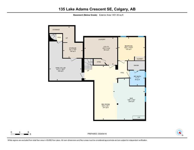 135 Lake Adams Crescent Se, Home with 4 bedrooms, 3 bathrooms and 4 parking in Calgary AB | Image 50