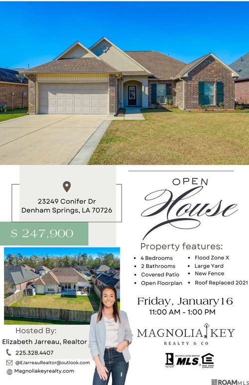 23249 Conifer Dr, Denham Springs, LA, 70726-8207 | Card Image