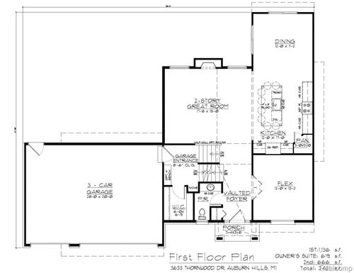 3633 Thornwood Dr, Auburn Hills, MI, 48326-4319 | Card Image