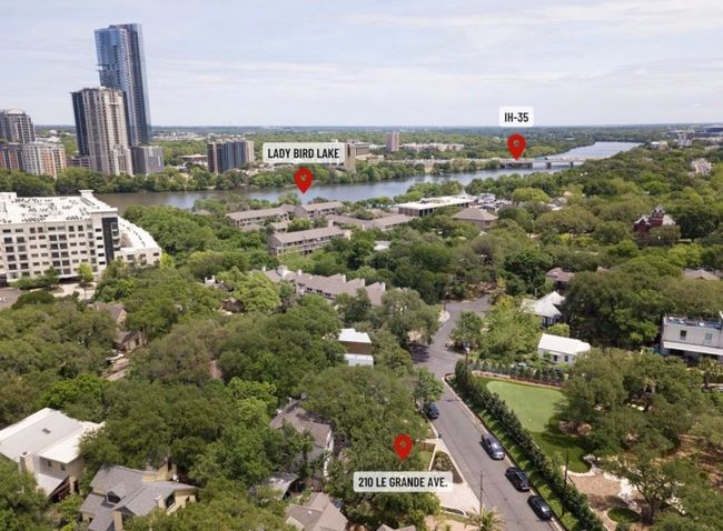 Birds eye view of property with a water view and a view of city | Image 7