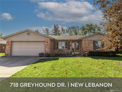 718 Greyhound Drive, House other with 2 bedrooms, 2 bathrooms and null parking in New Lebanon OH | Image 1