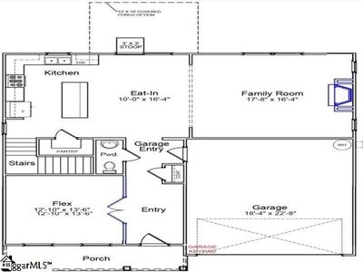 LOT-3 - 7017 Fairview Falls Drive, House other with 4 bedrooms, 2 bathrooms and 2 parking in Chesnee SC | Image 2