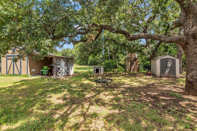 View of green lawn with a shed | Image 27