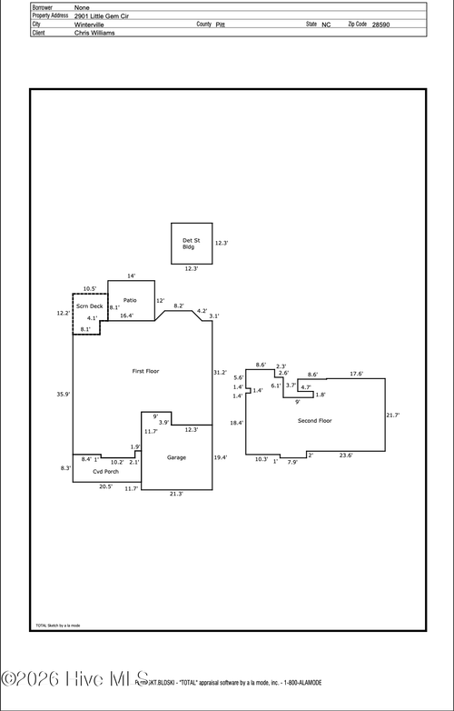 2901 Little Gem Cir, Winterville, NC, 28590-7872 | Card Image