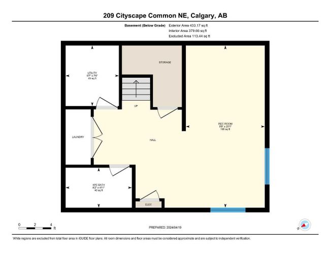209 Cityscape Common Ne, Home with 3 bedrooms, 2 bathrooms and 2 parking in Calgary AB | Image 42