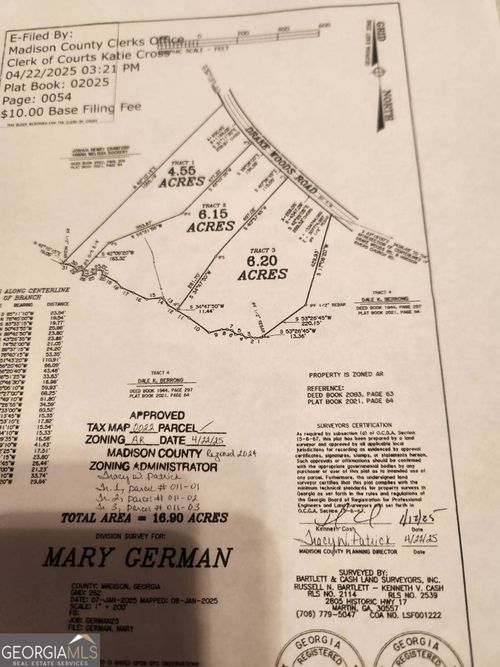 TRACT 3 Drake Woods Rd, Danielsville, GA, 30633 | Card Image