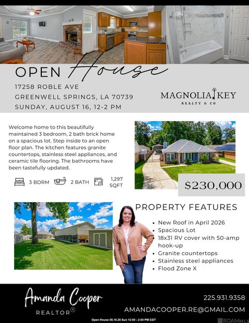 17258 Roble Ave, Greenwell Springs, LA, 70739-5318 | Card Image