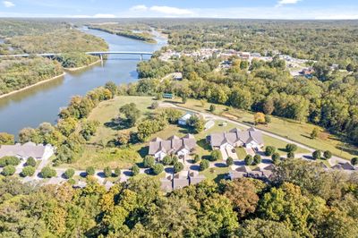 As you can see the water way is in your back door. Home backs up to the national cemetery. The property is NOT in a flood zone according to the Fema map on the tax records. | Image 2