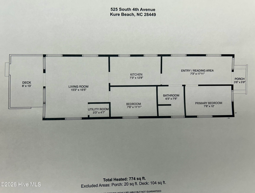 525 Fourth Ave S, Kure Beach, NC, 28449-3522 | Card Image