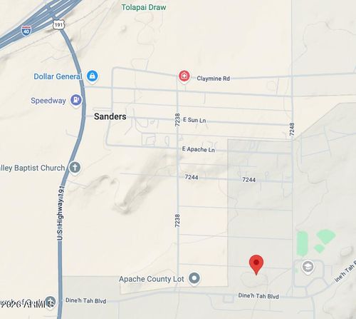 lot-265-XX Arizona Park Estates Unit I --, Sanders, AZ, 86512 | Card Image