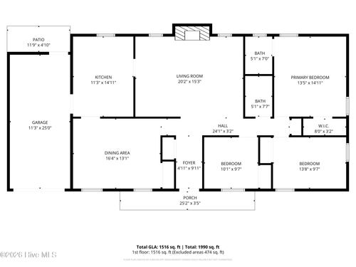 1414 Davis St, Jacksonville, NC, 28540-5105 | Card Image