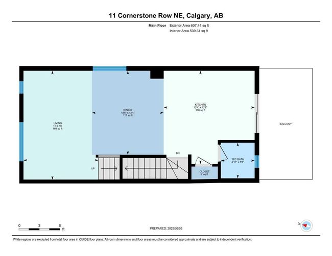 11 Cornerstone Row Ne, Townhouse with 3 bedrooms, 3 bathrooms and 2 parking in Calgary AB | Image 42