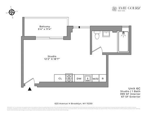 6c-623 Avenue H, Brooklyn, NY, 11230-3355 | Card Image