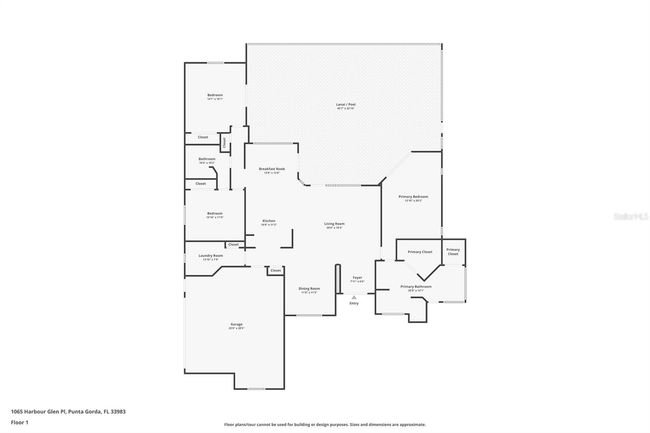 1065 Harbour Glen Pl, House other with 3 bedrooms, 2 bathrooms and null parking in PUNTA GORDA FL | Image 57