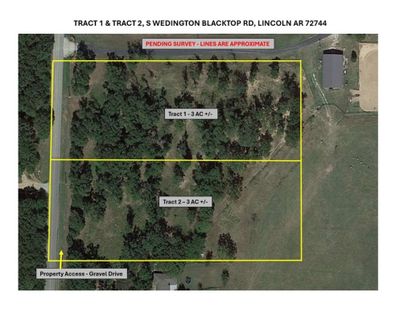 Tract 1 Wedington Blacktop (Wc33) Road, Home with 0 bedrooms, 0 bathrooms and null parking in Lincoln AR | Image 1