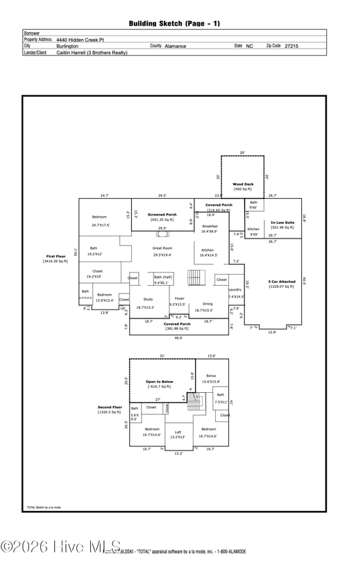 4440 Hidden Creek Pt, Burlington, NC, 27215-4585 | Card Image