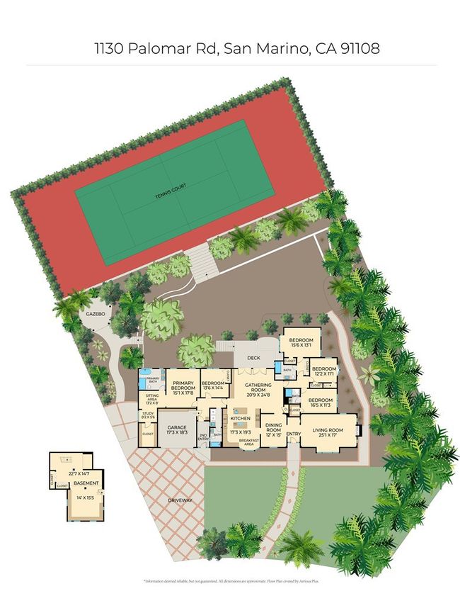 *Information deemed reliable, but not guaranteed. All dimensions are approximate. Floor Plan created by 3rd party.* | Image 34