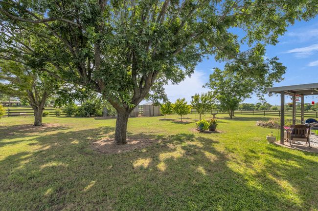 Fenced backyard with an outbuilding | Image 22