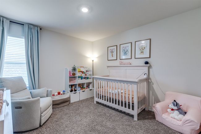 Bedroom 2 Carpeted with a recessed can light | Image 18