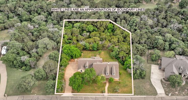 Aerial view featuring a view of trees, lot lines are approximate | Image 32