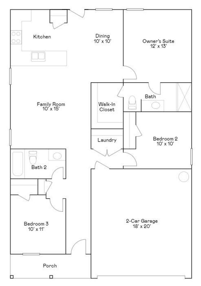 433 Tejas Trl, House other with 3 bedrooms, 2 bathrooms and 2 parking in Waller TX | Image 8