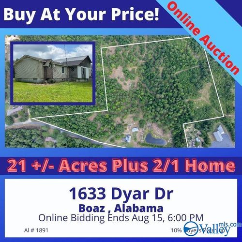 1633 Dyar Drive, Boaz, AL, 35957 | Card Image