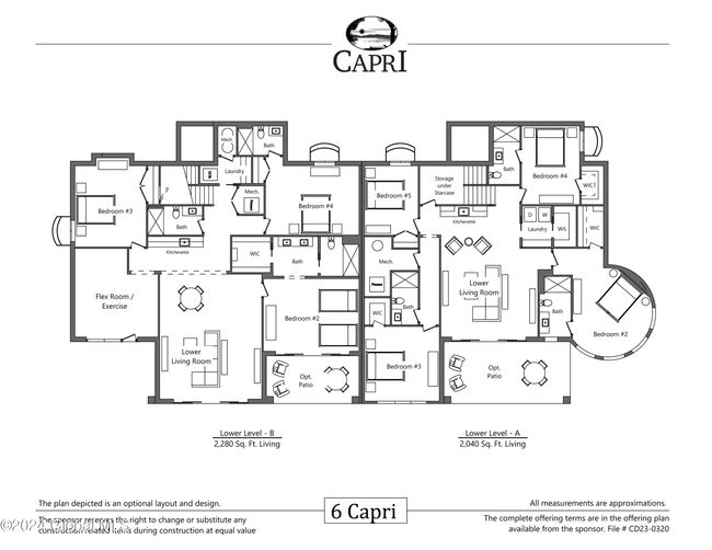 C1 - 6 Capri Ct, Townhouse with 5 bedrooms, 5 bathrooms and 4 parking in Diamond Point NY | Image 9