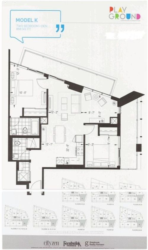 1411-50 Ordnance St, Toronto, ON, M6K0C9 | Card Image