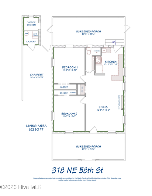 318 Ne 58th St, Oak Island, NC, 28465-4813 | Card Image