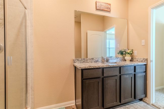 Bathroom with vanity and walk in shower | Image 25