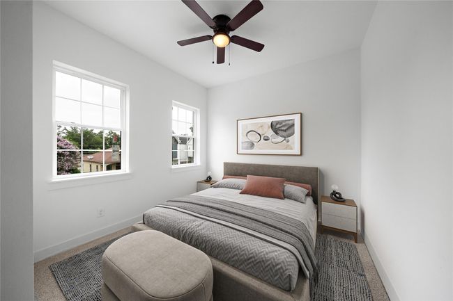 2nd Floor: Bedroom 2 w/ En-Suite Bath (Virtually Staged) | Image 6